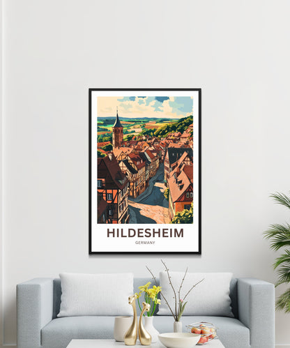 Hildesheim Travel Poster- Germany