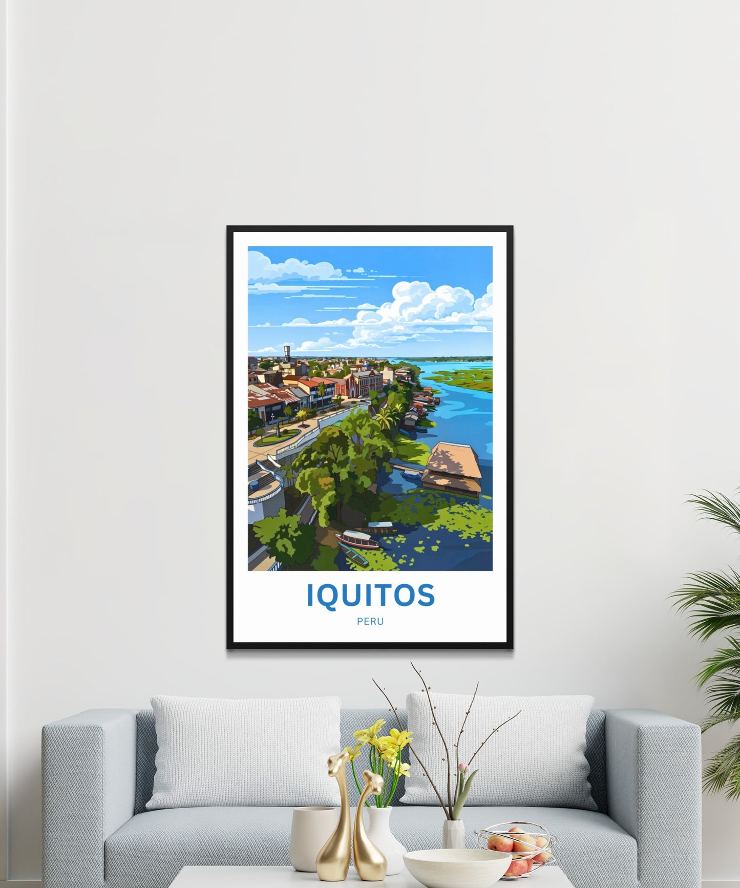 Iquitos Travel Poster -  Biodiversity and Culture
