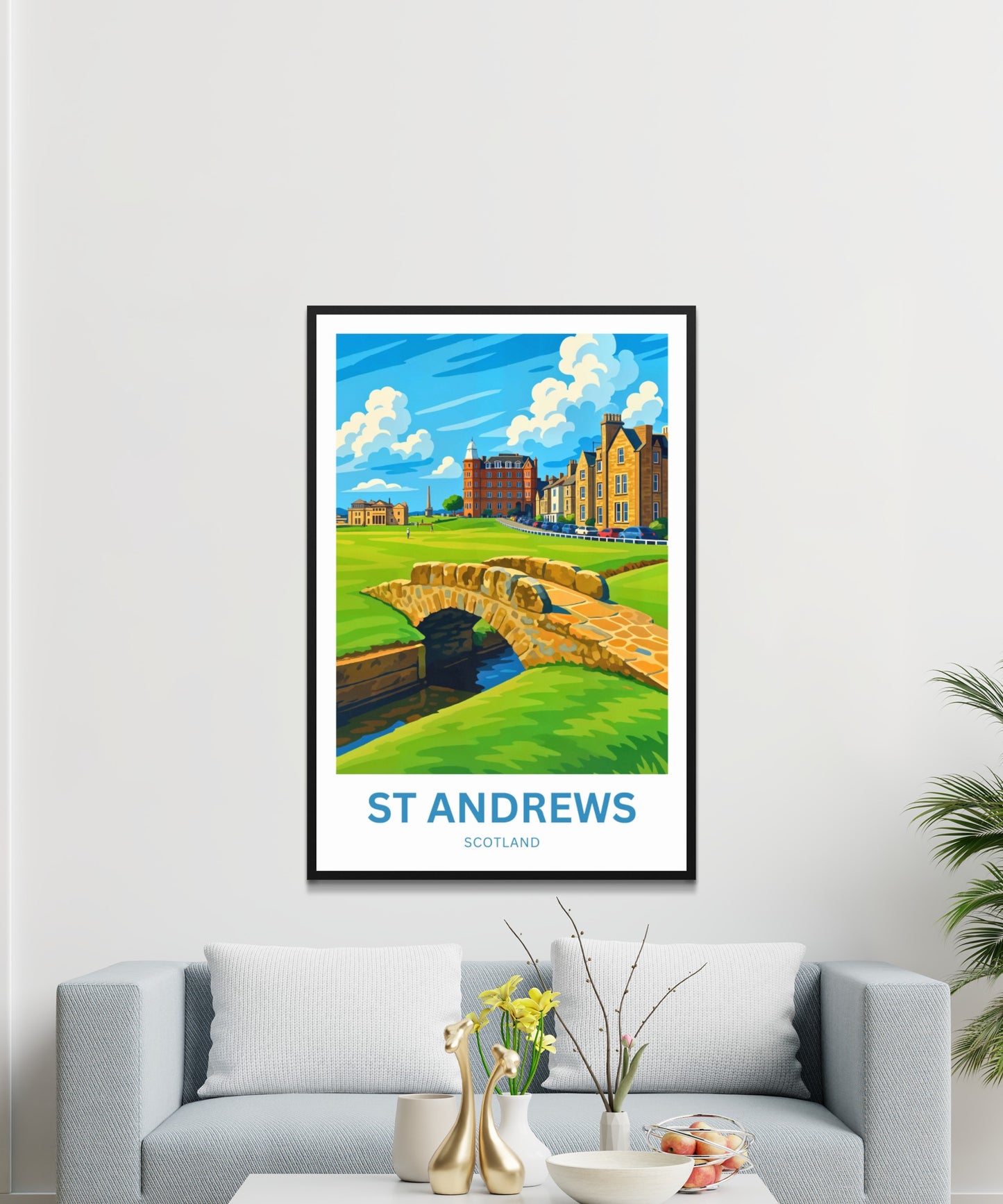 St. Andrews Travel Poster - Play Golf Where It All Began
