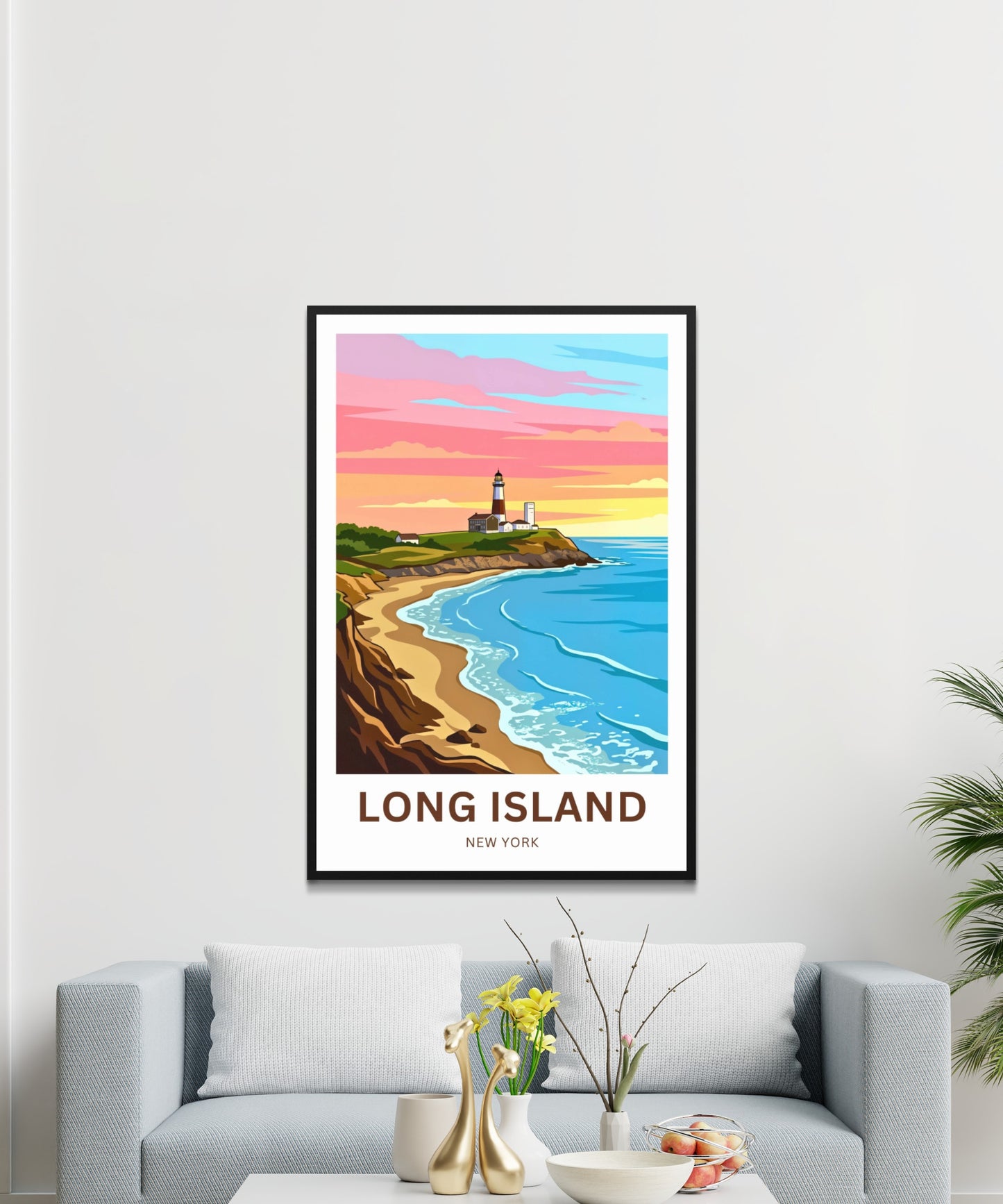 Long Island Travel Poster -  Montauk by the Sea