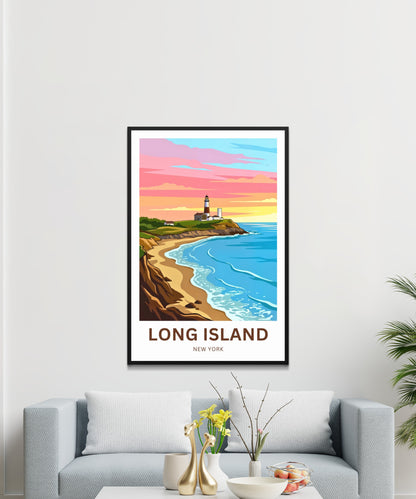 Long Island Travel Poster -  Montauk by the Sea