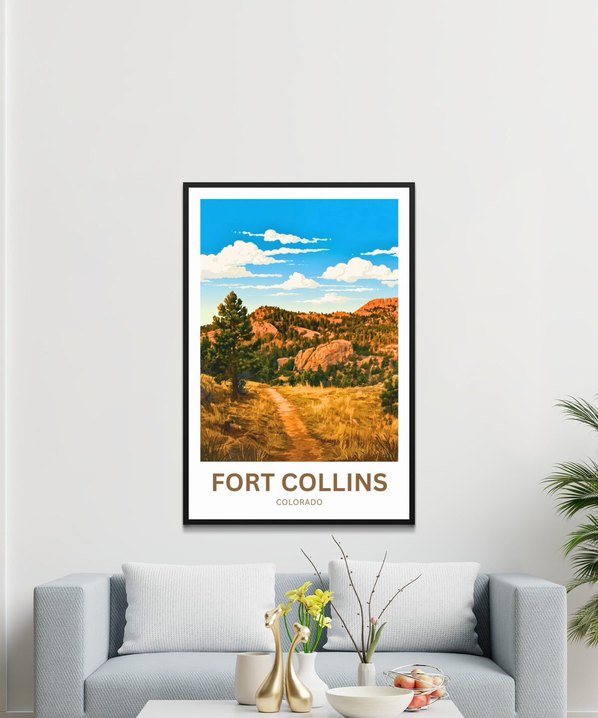 Fort Collins, Colorado Travel Poster - Explore