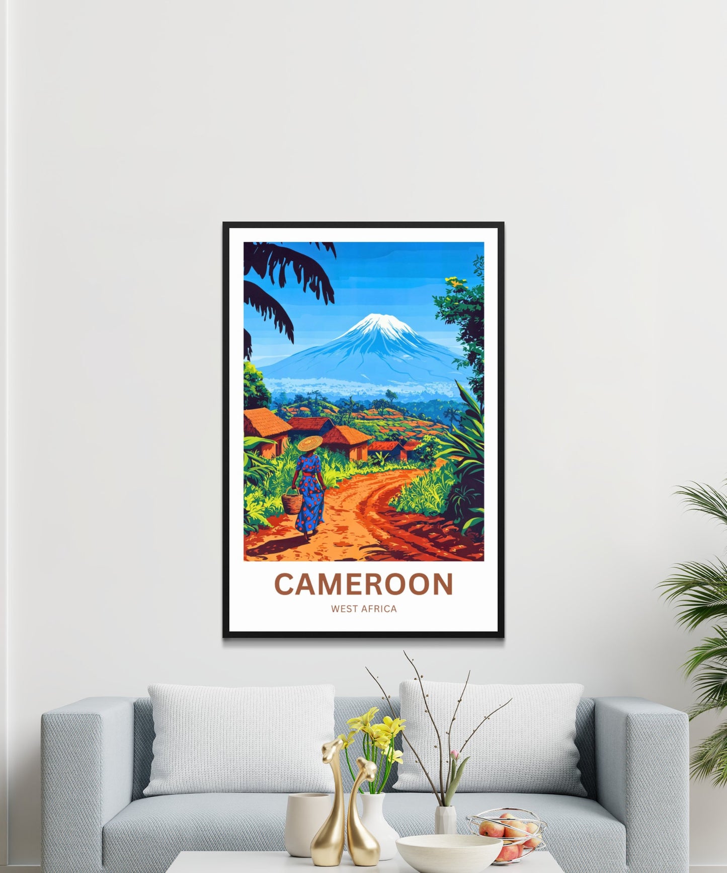 Cameroon Travel Poster