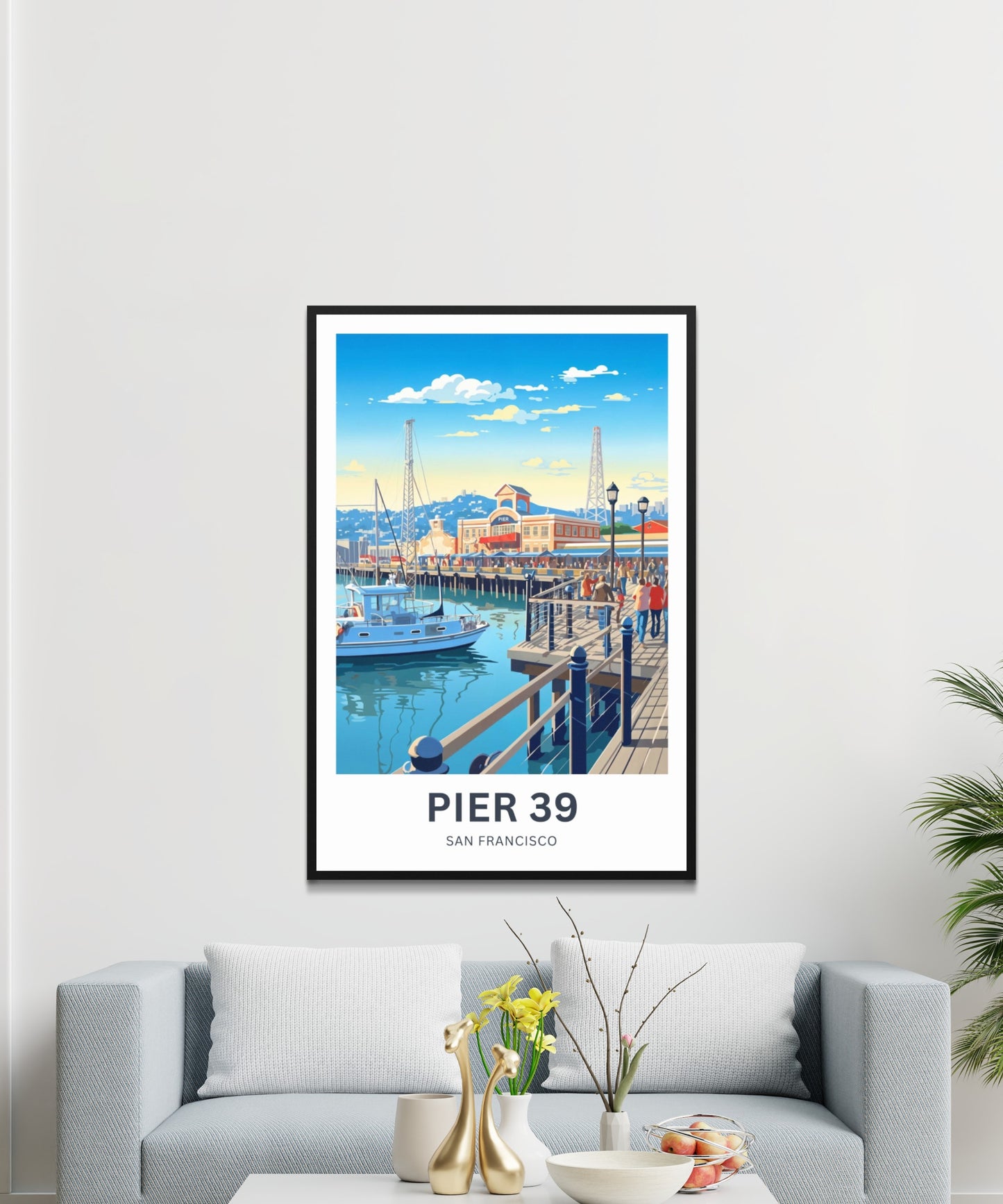 Pier 39 Travel Poster