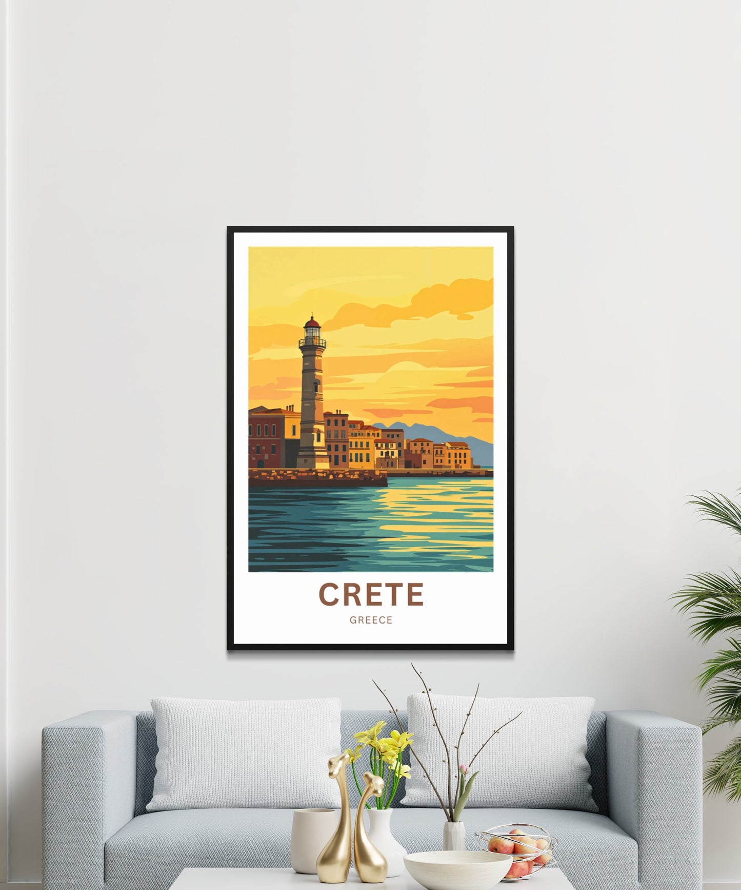Crete Travel Poster - Timeless Island of Greece