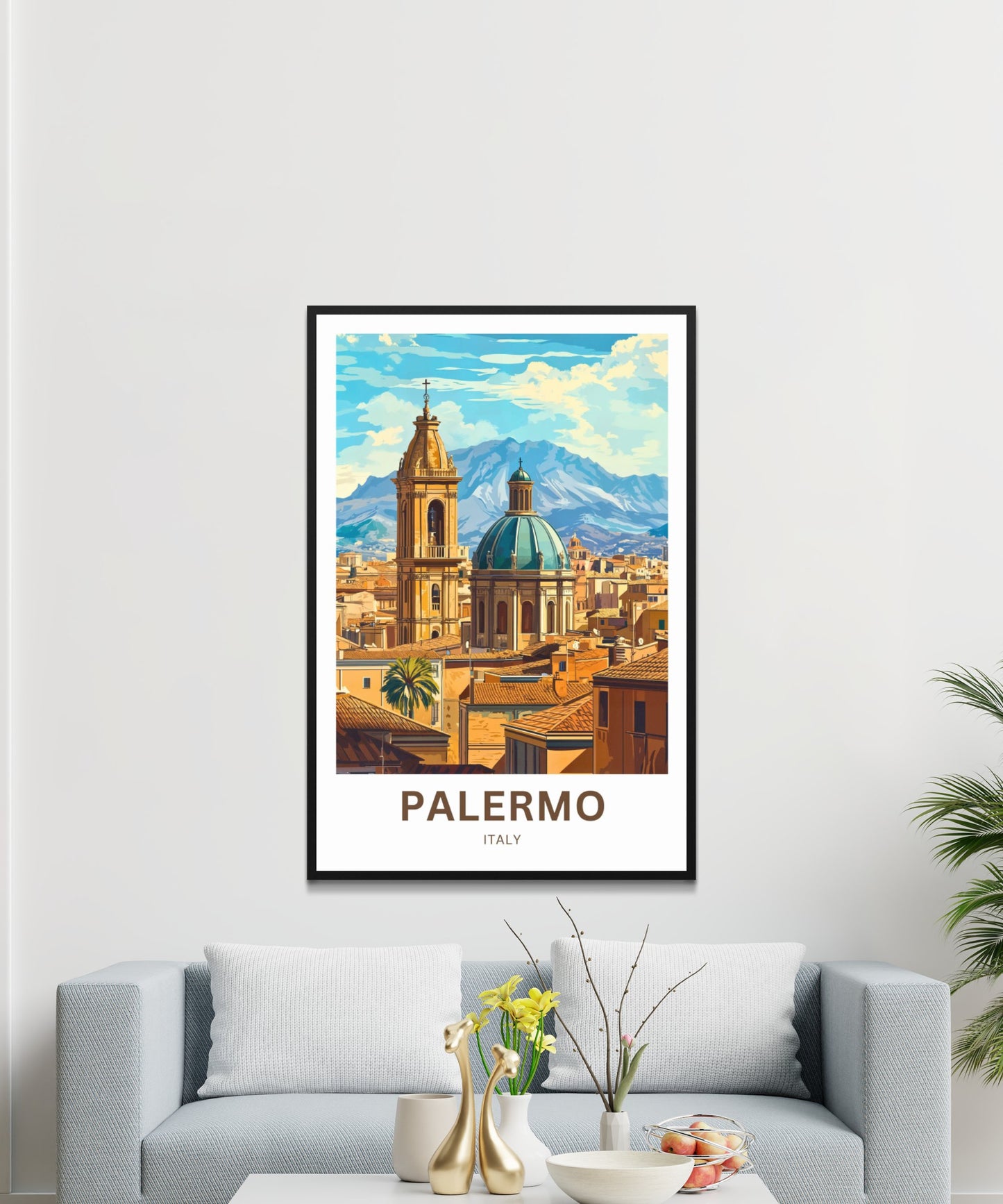 Palermo Travel Poster- Where Cultures Converge
