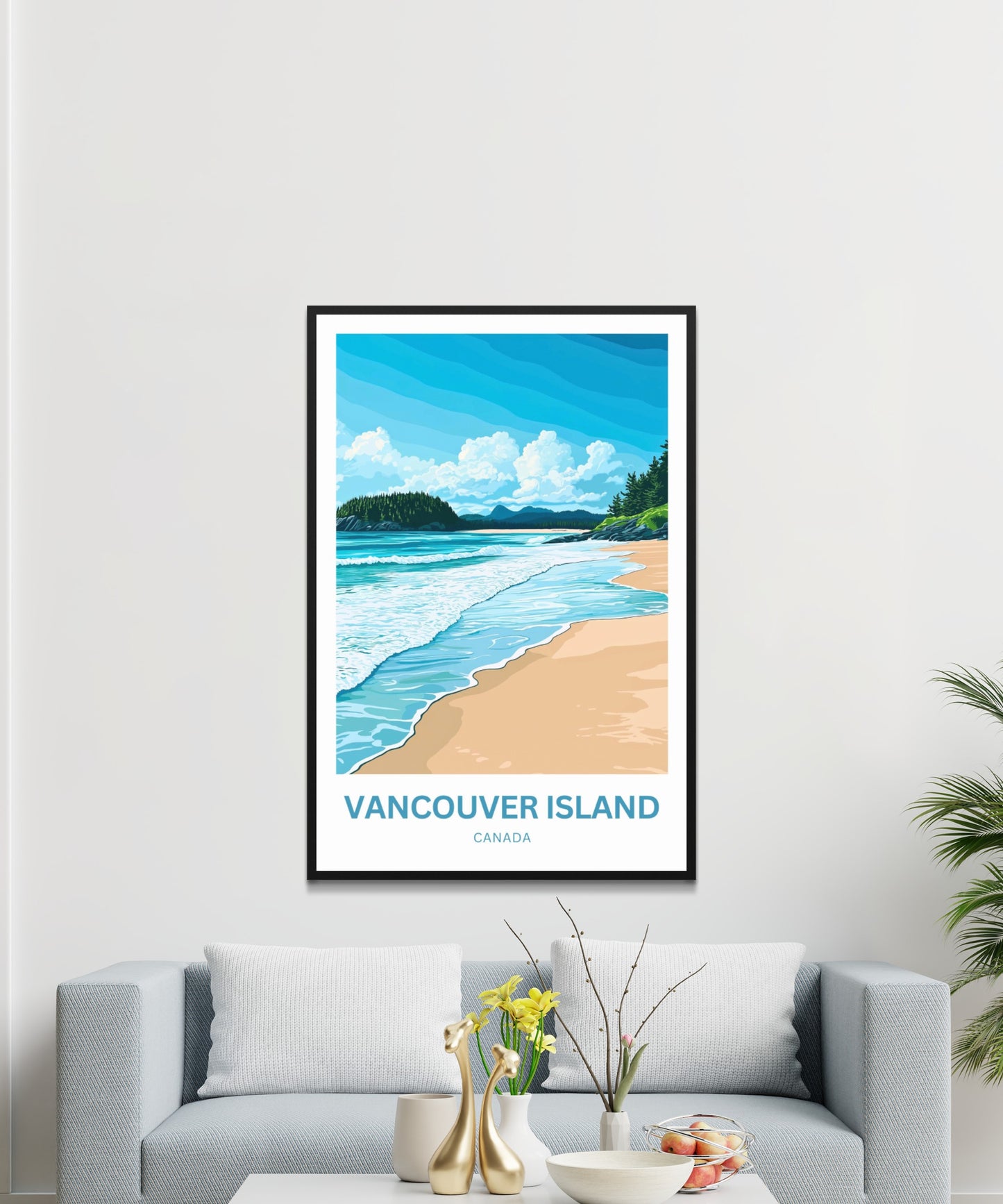 Vancouver Island Travel Poster - Nature’s Untamed Paradise