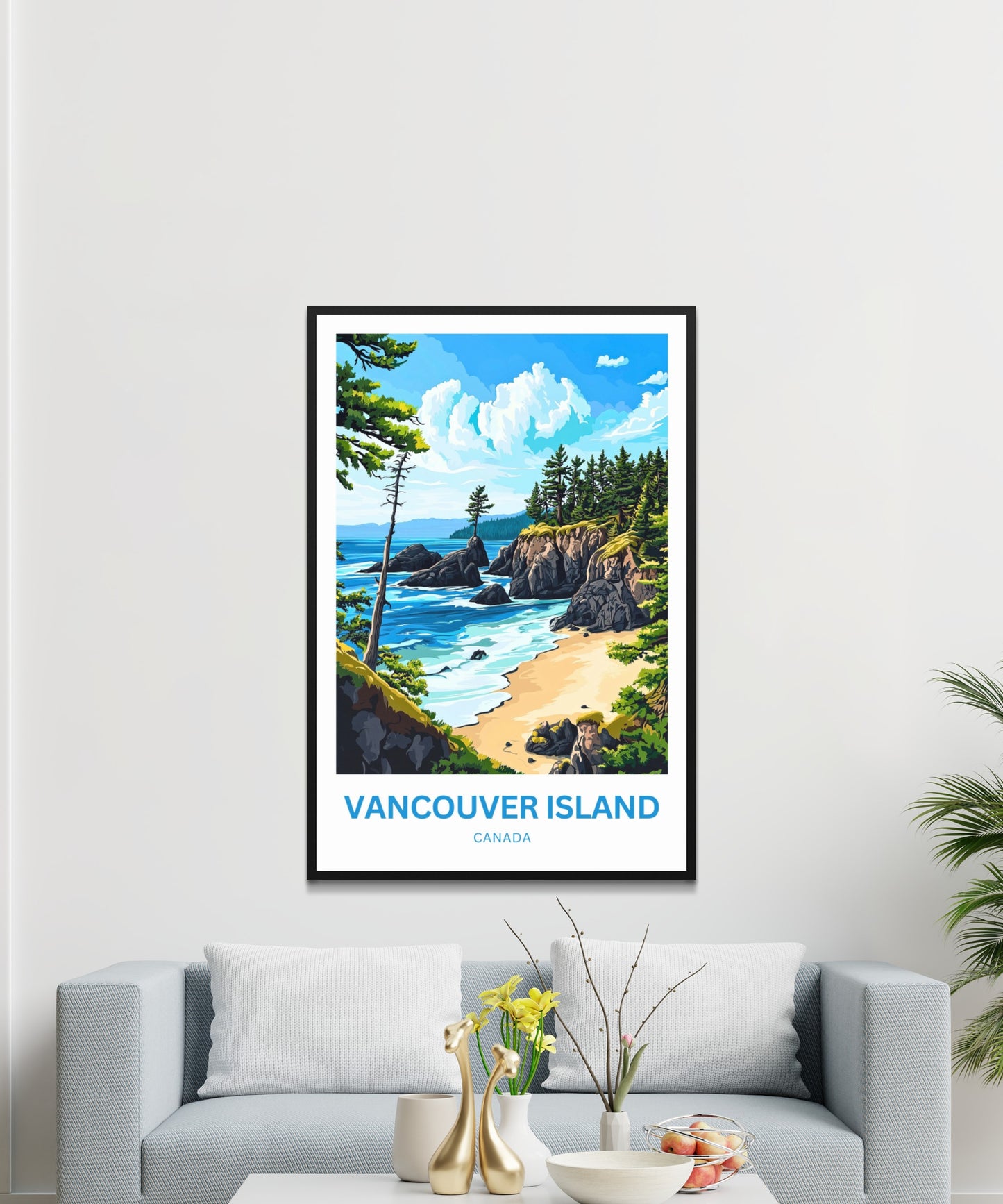 Vancouver Island Travel Poster - Where the Wild Still Lives