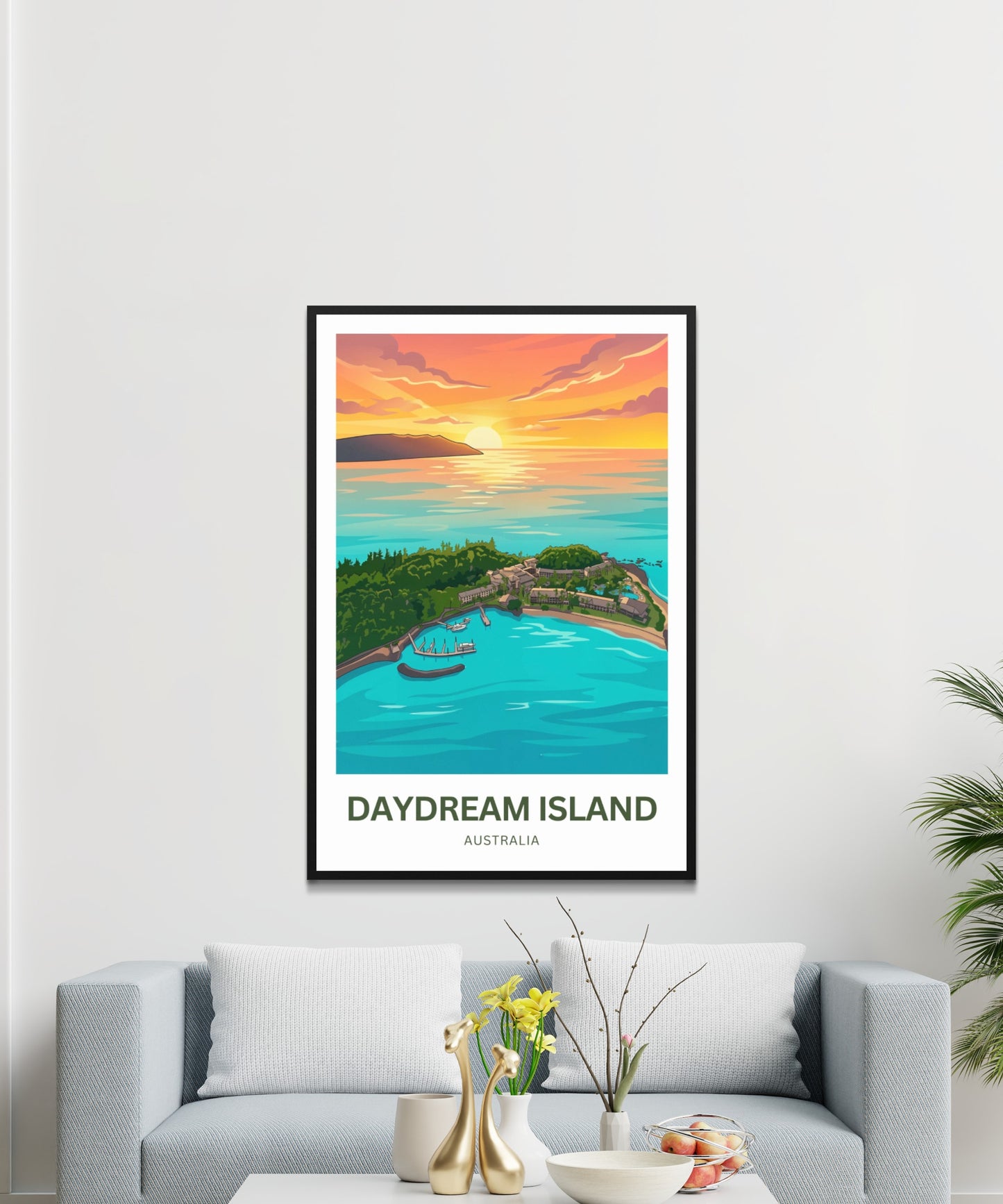 Daydream Island Travel Poster - Island Getaway