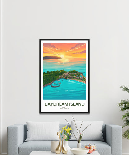 Daydream Island Travel Poster - Island Getaway