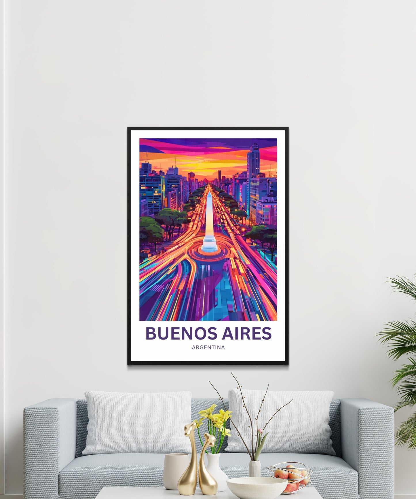 Buenos Aires Travel Poster - The Heart of Argentina