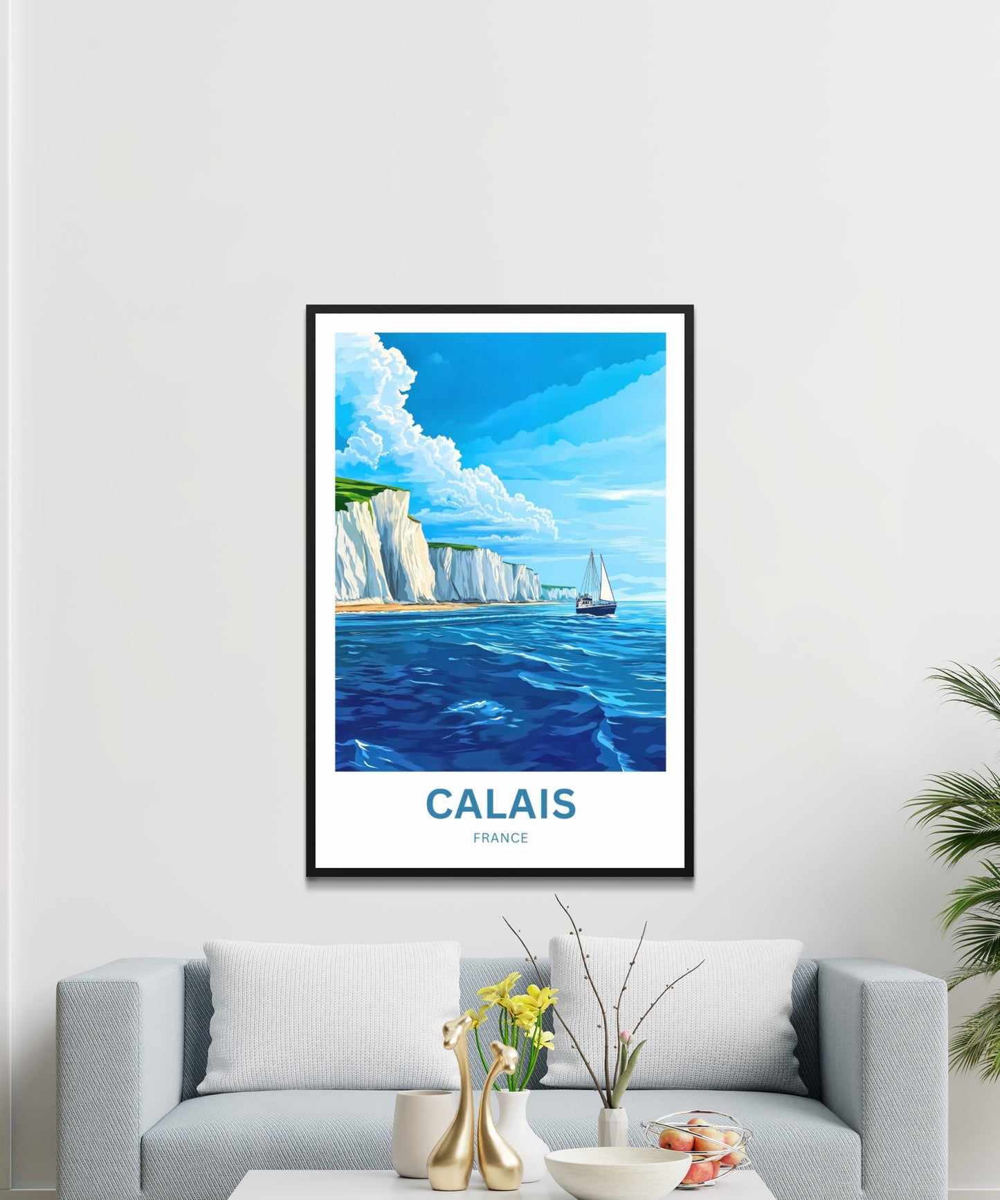Calais Travel Poster - France