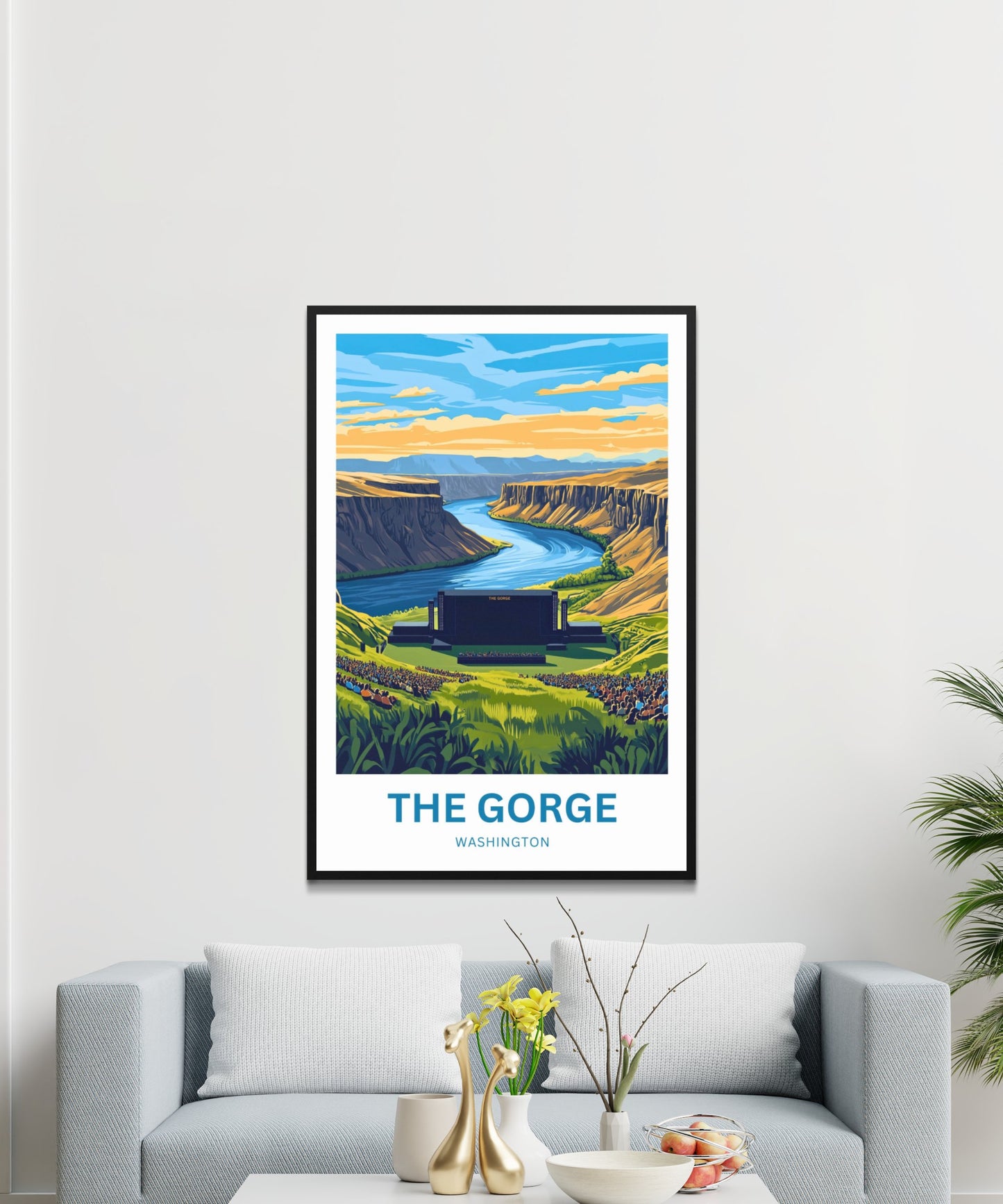 The Gorge Travel Poster- Washington State