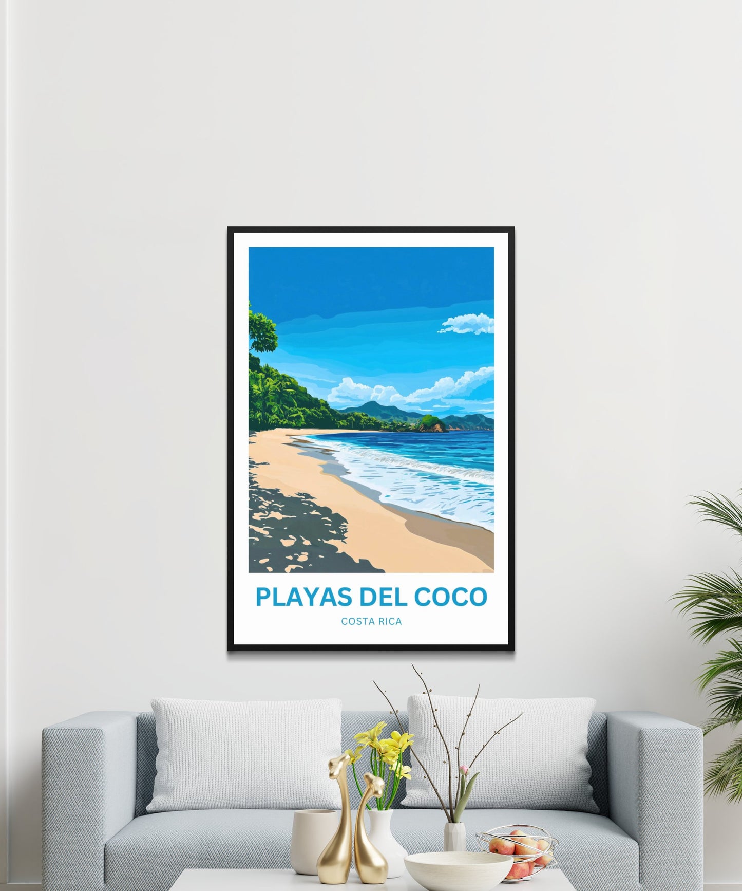 Playas del Coco Travel Poster  - Costa Rica
