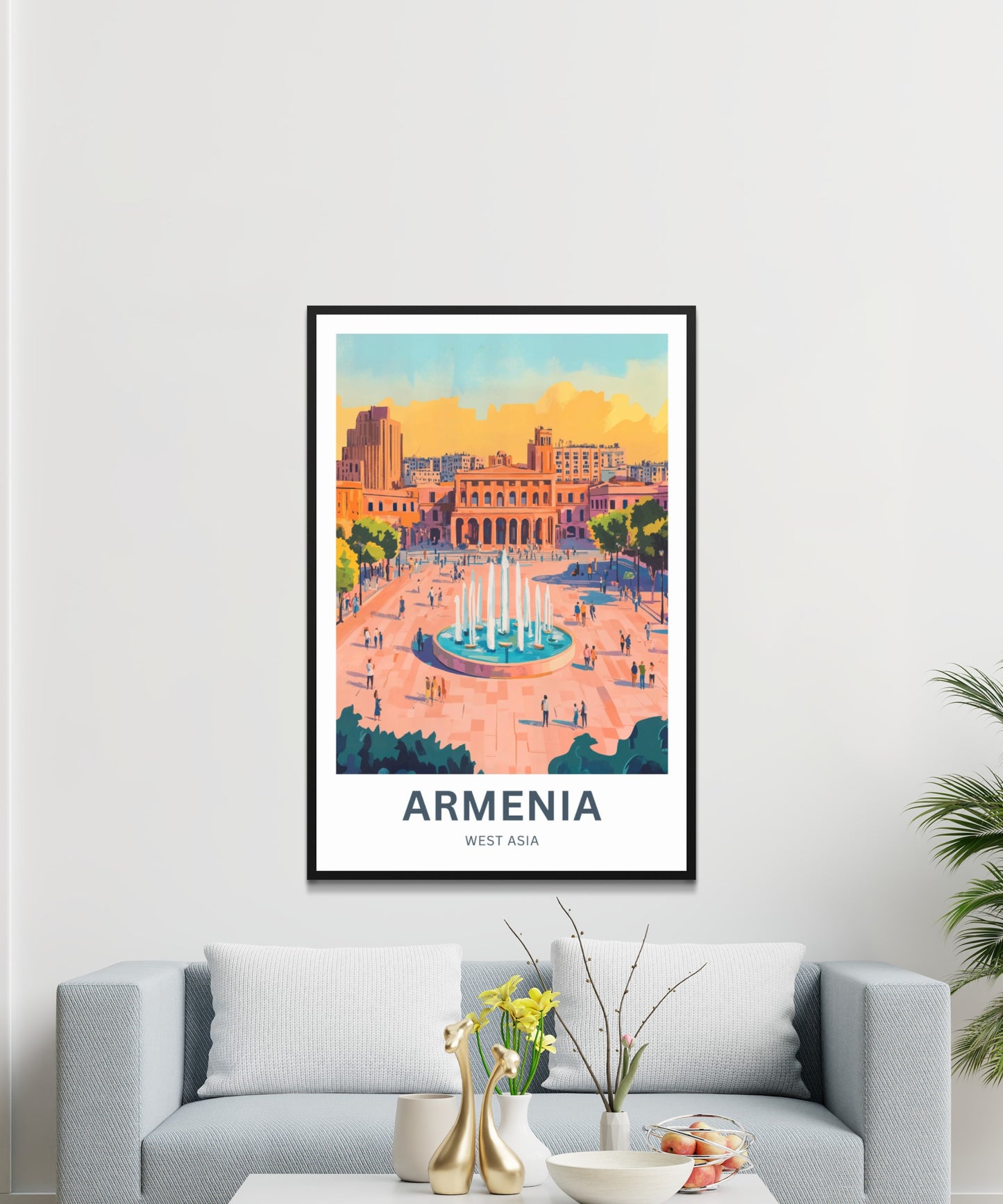 Armenia Travel Poster - Captivating Colors of the Country