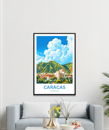 Caracas Travel Poster - Venezuela