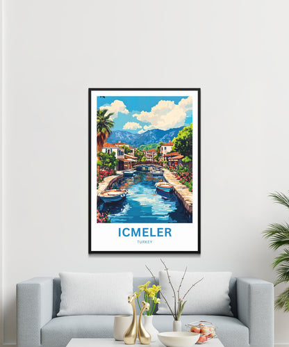 Içmeler Travel Poster- Marmaris Turkey