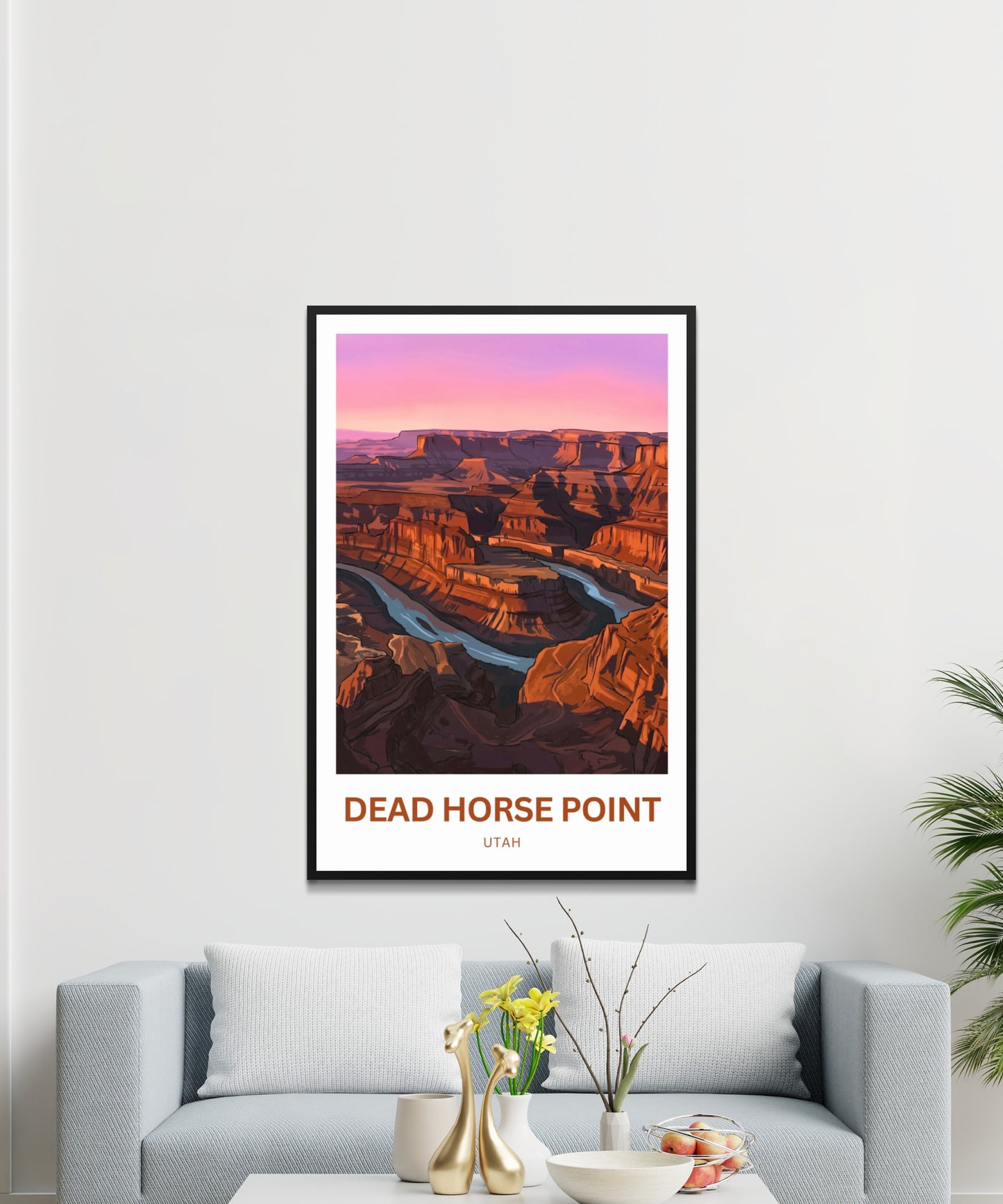 Dead Horse Point Travel Poster - State Park Utah