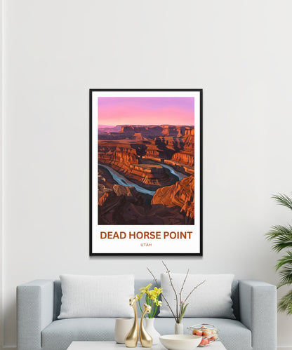 Dead Horse Point Travel Poster - State Park Utah