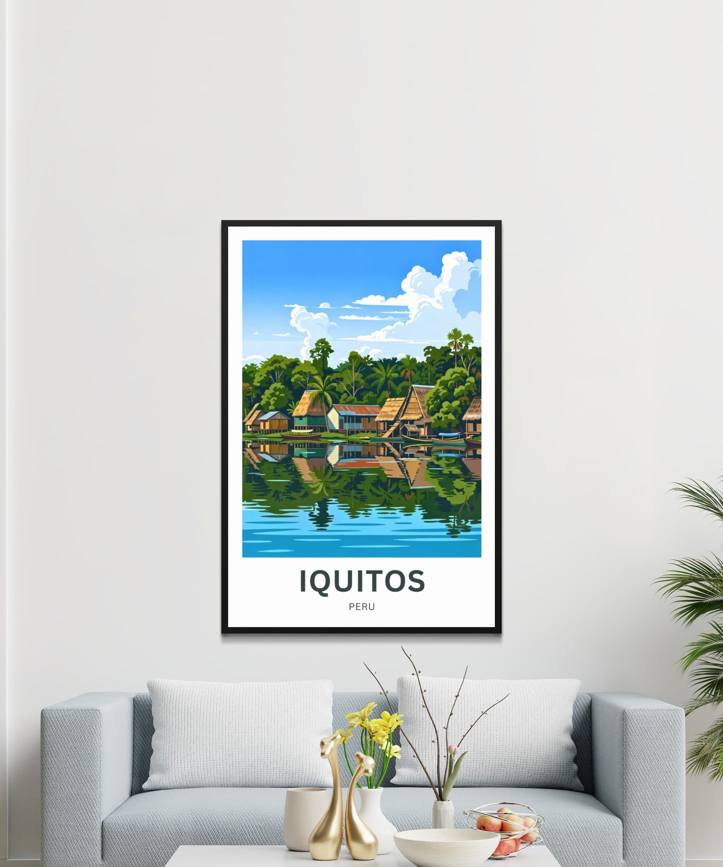 Iquitos Travel Poster - Gateway to the Amazon