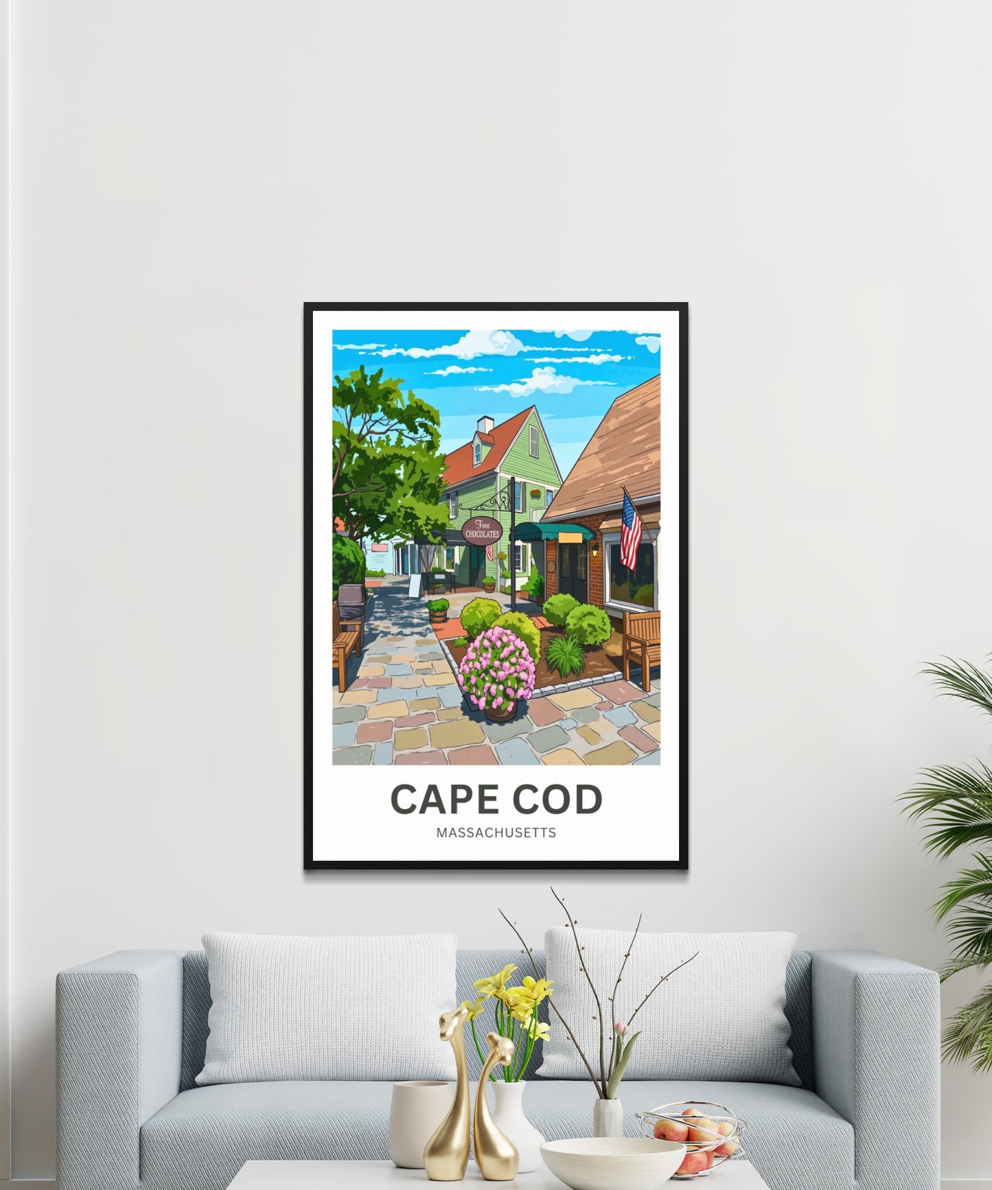 Cape Cod Travel Poster - Shops