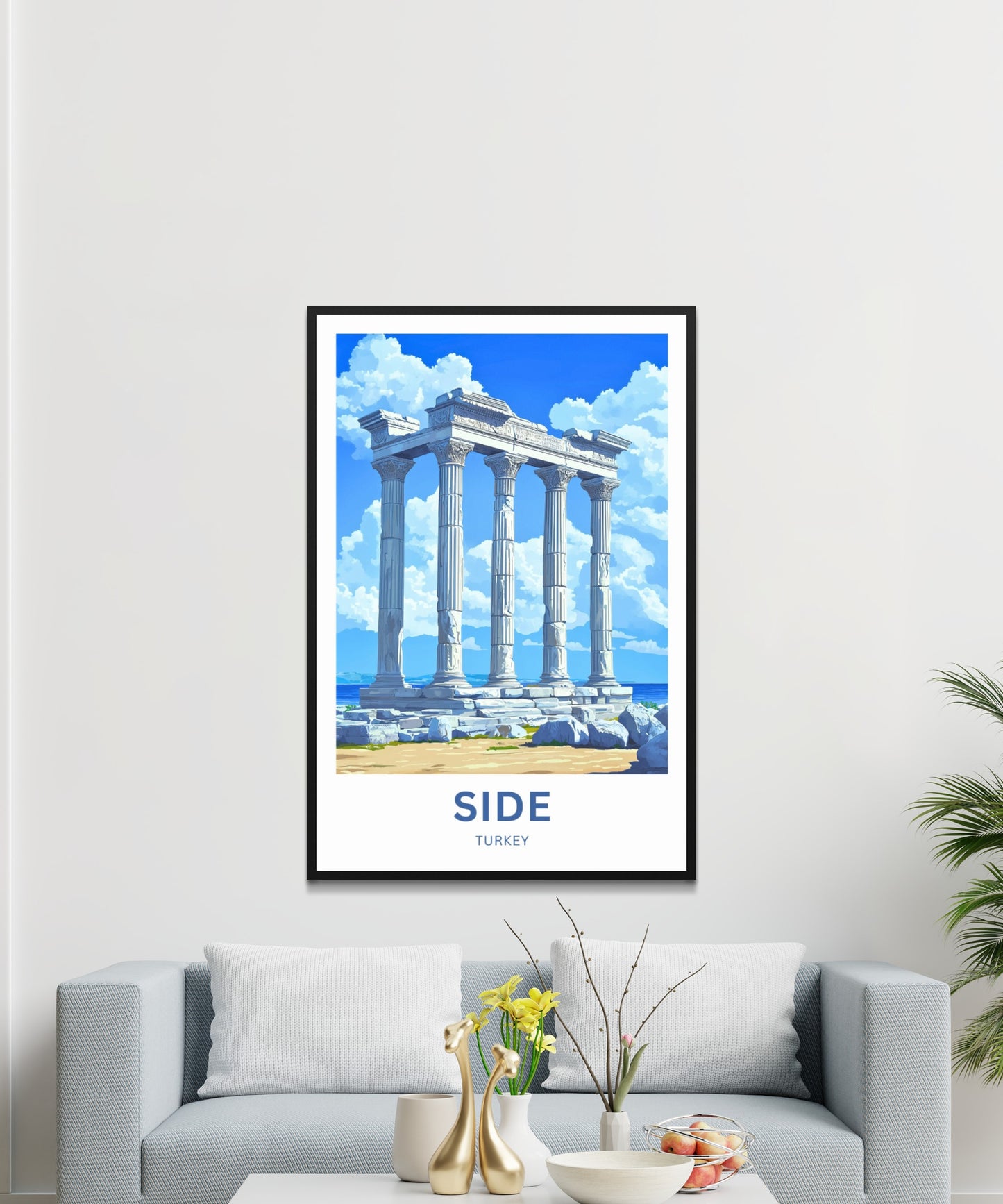 Side, Turkey Travel Poster
