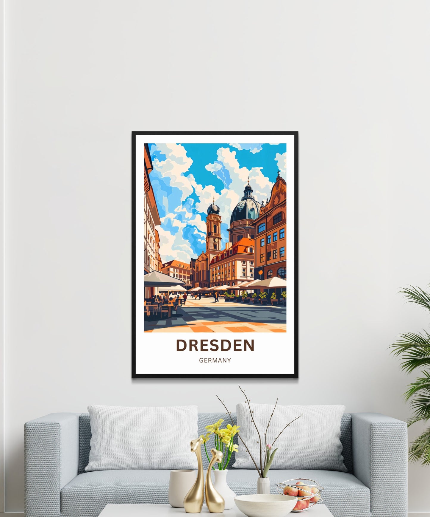 Dresden Travel Poster