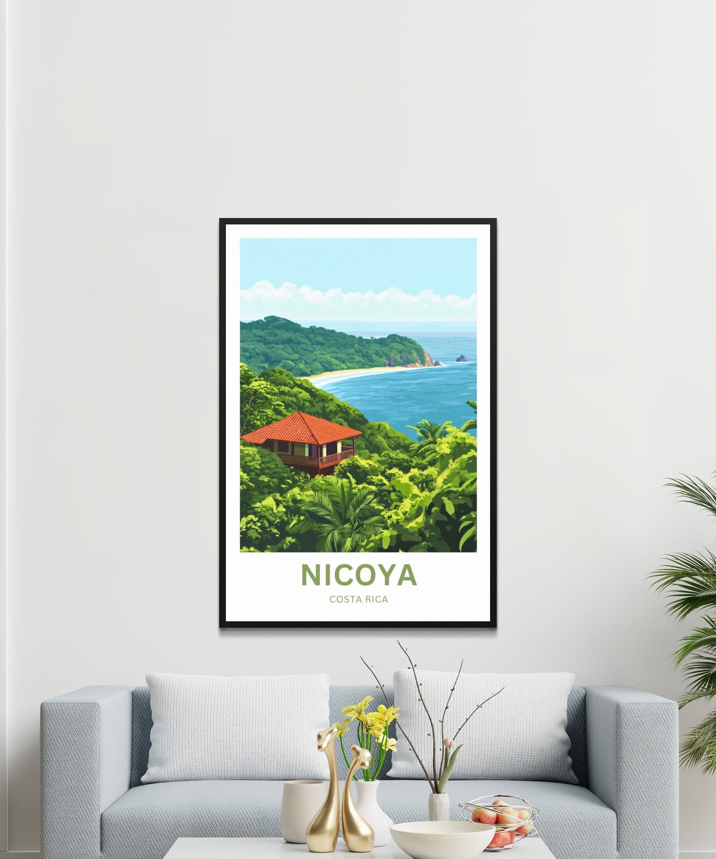 Nicoya Travel Poster  -Costa Rica Heaven