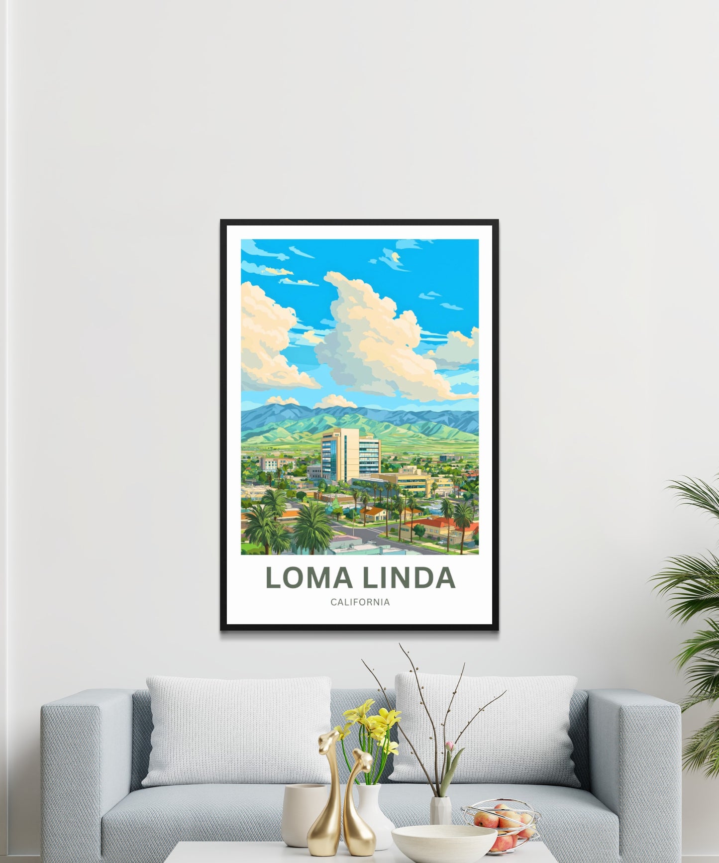 Loma Linda Travel Poster  - City of Healing and Light
