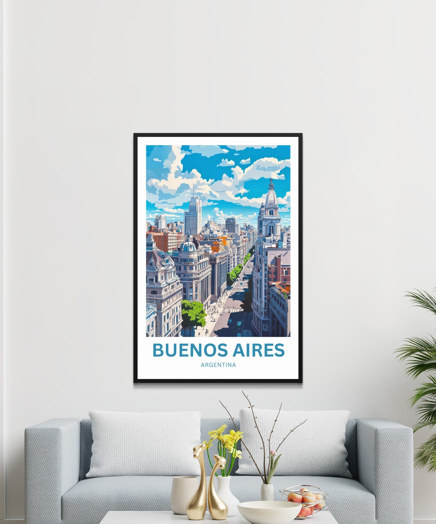 Buenos Aires Travel Poster - City of Passion