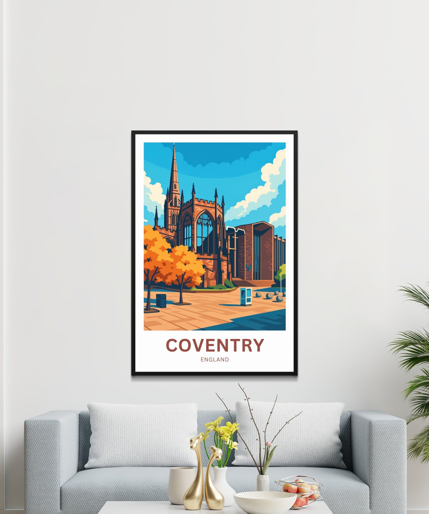 Coventry Travel Poster- England’s Medieval Jewel