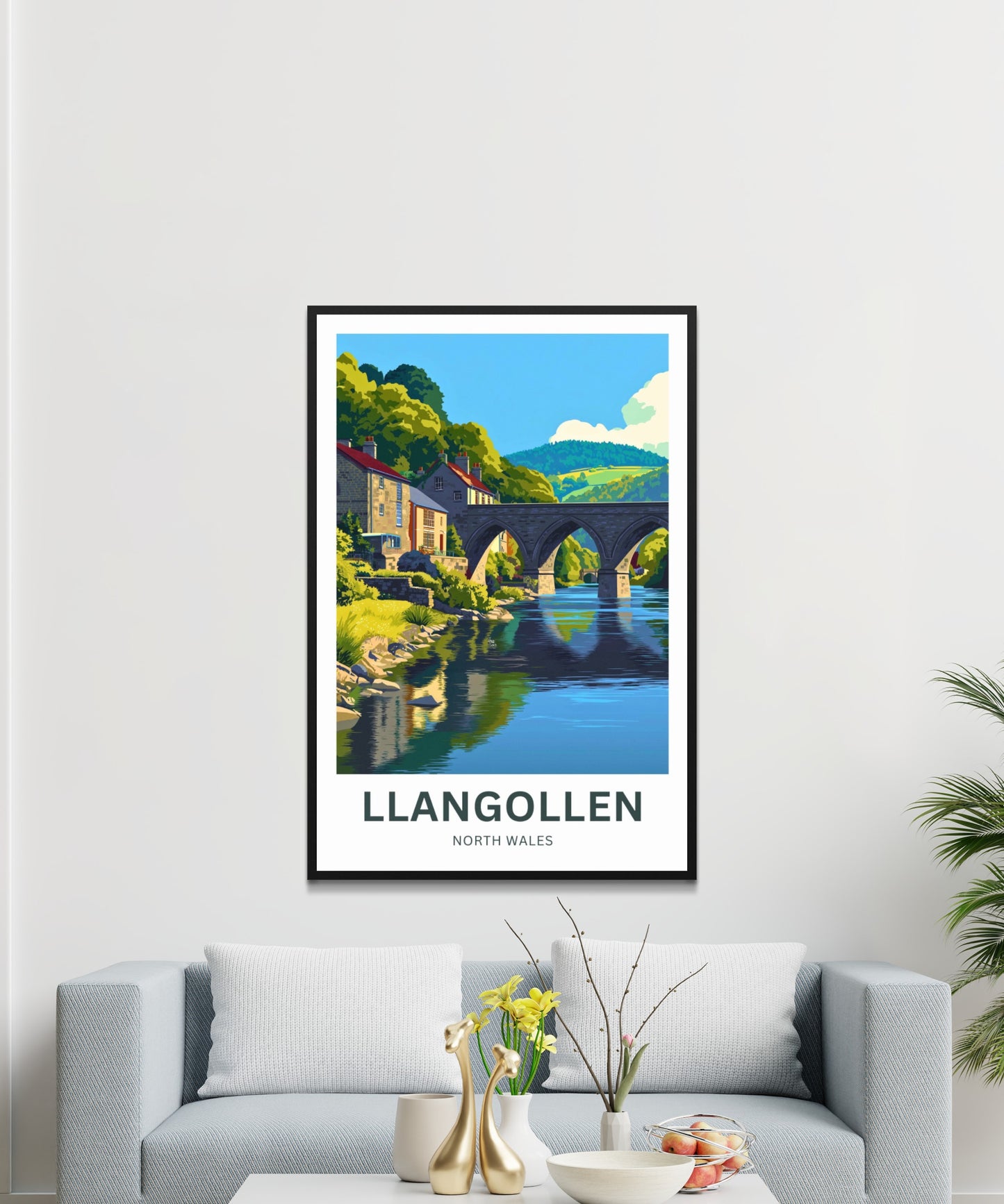 Llangollen Travel Poster - Timeless Bridge