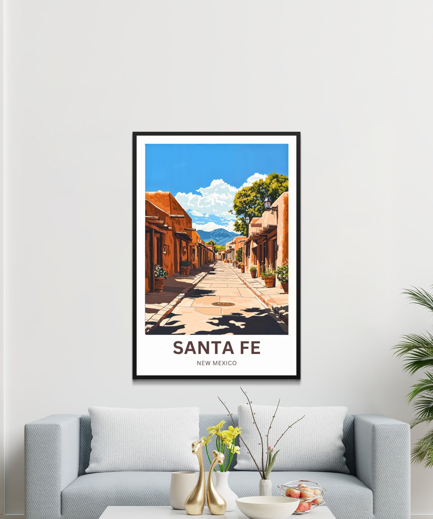 Santa Fe Travel Poster