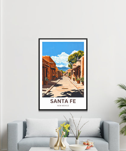 Santa Fe Travel Poster