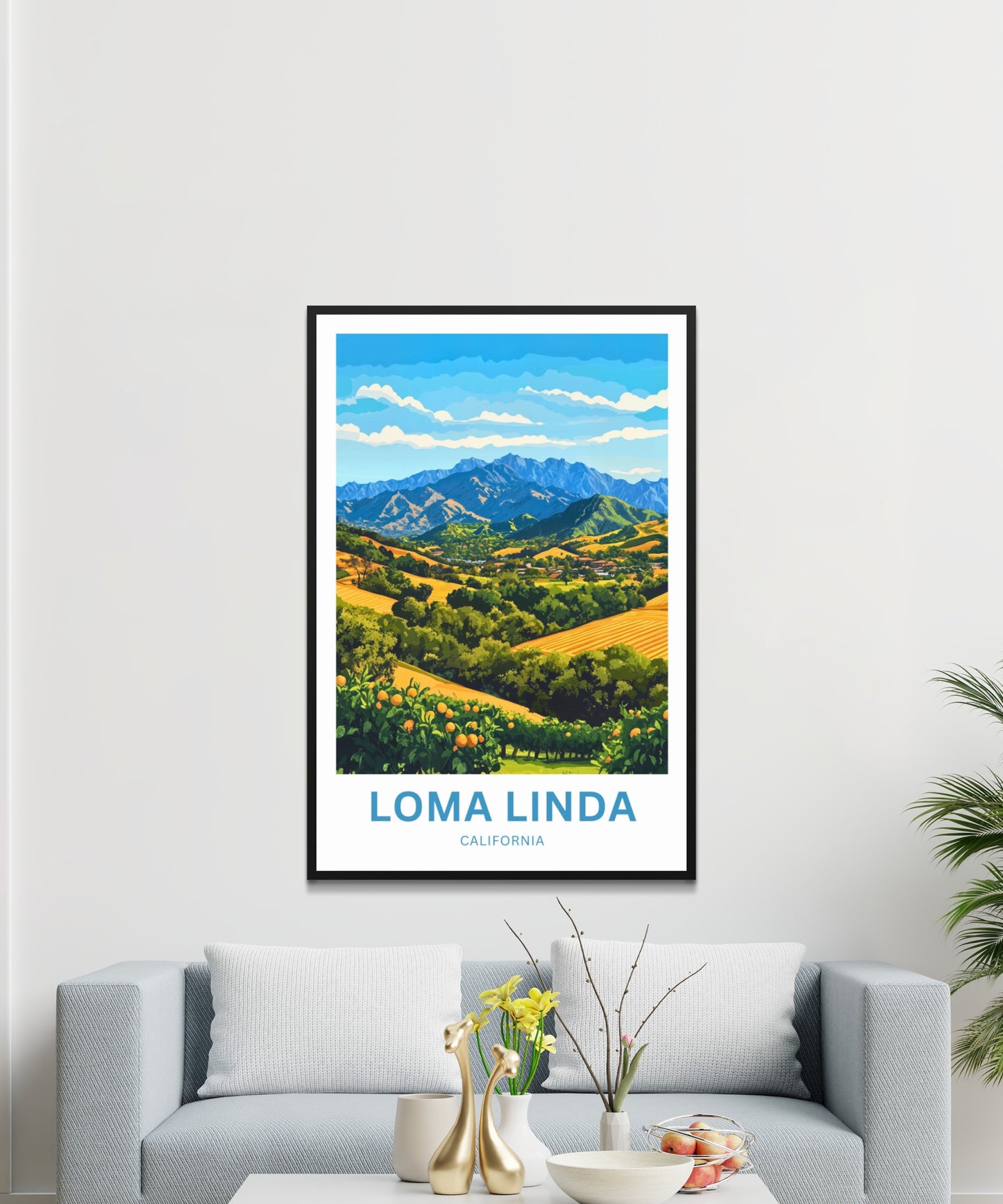 Loma Linda Travel Poster  - Captivating Nature’s Harmony