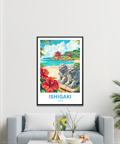 Ishigaki Travel Poster - Okinawa