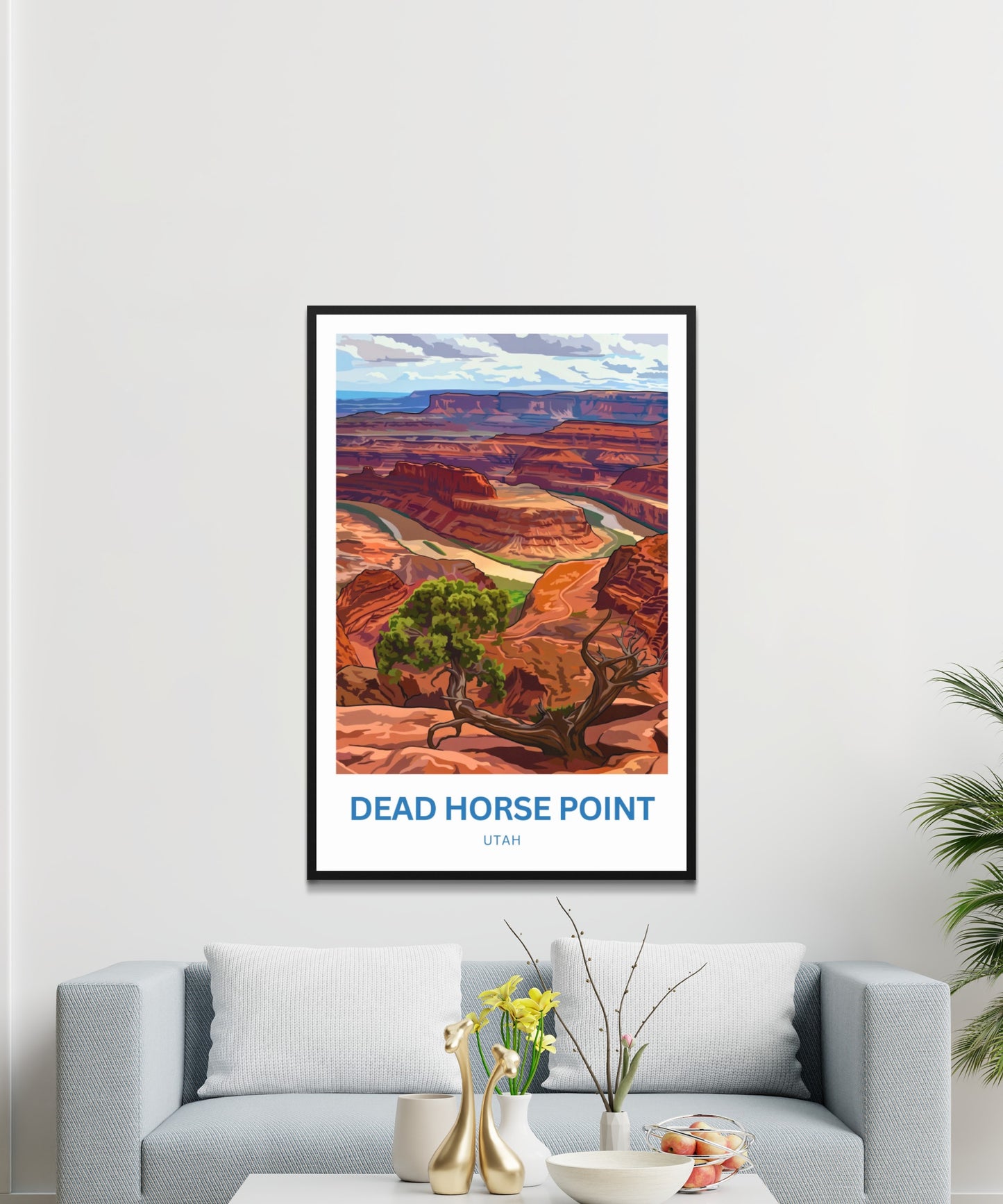 Dead Horse Point Travel Poster - River Bend