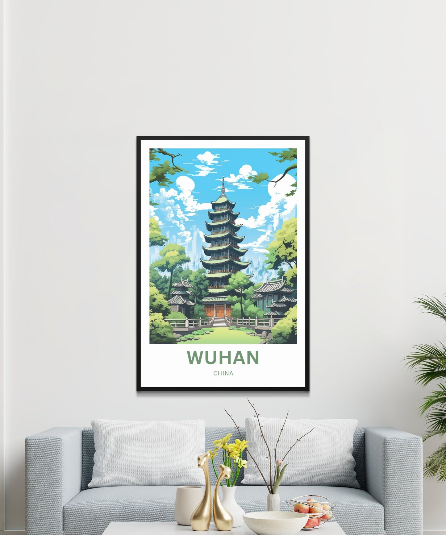 Wuhan Travel Poster - Vibrant Urban Culture