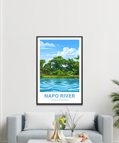 Napo River Travel Poster- Escape
