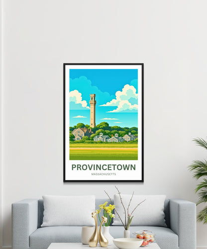 Provincetown Travel Poster- Cape Cod’s Crown