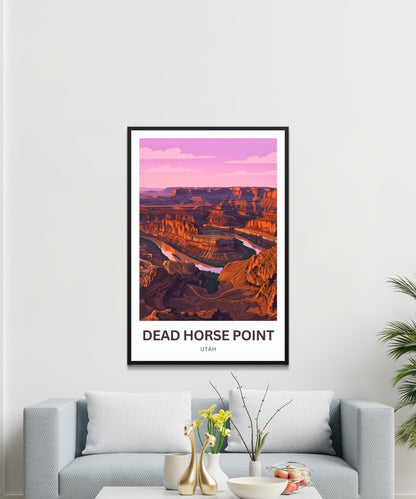 Dead Horse Point Travel Poster - Utah