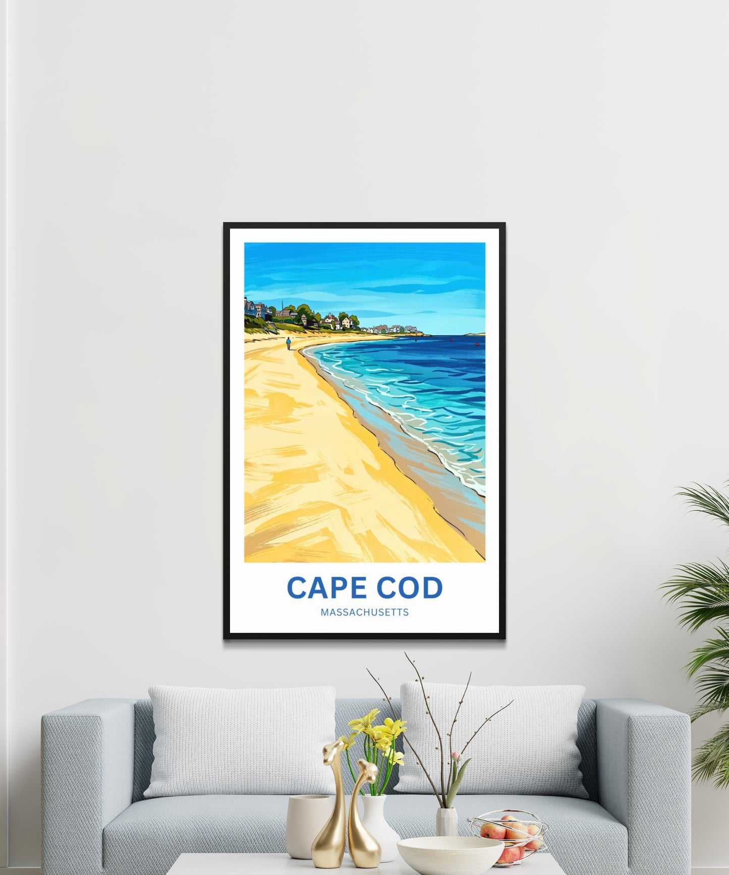 Cape Cod Travel Poster -  Summer by the Shore