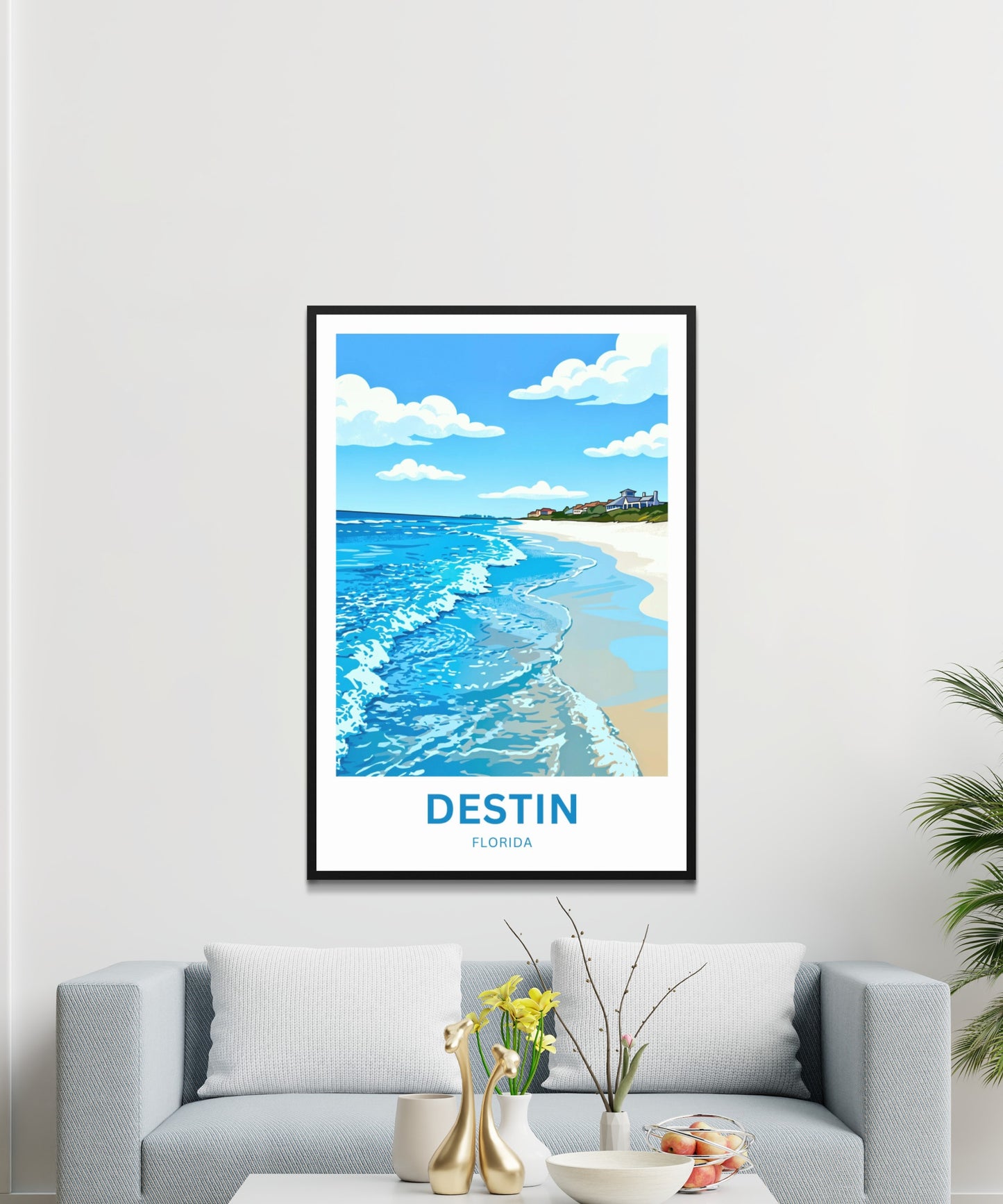 Destin, Florida Travel Poster - Calming Waters