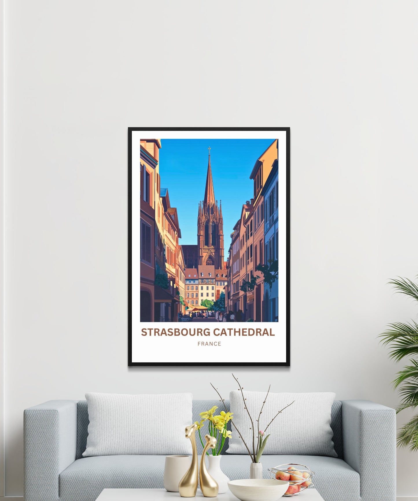 Strasbourg Cathedral Travel Poster