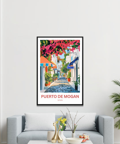 Puerto de Mogán Travel Poster - The Venice of Gran Canaria