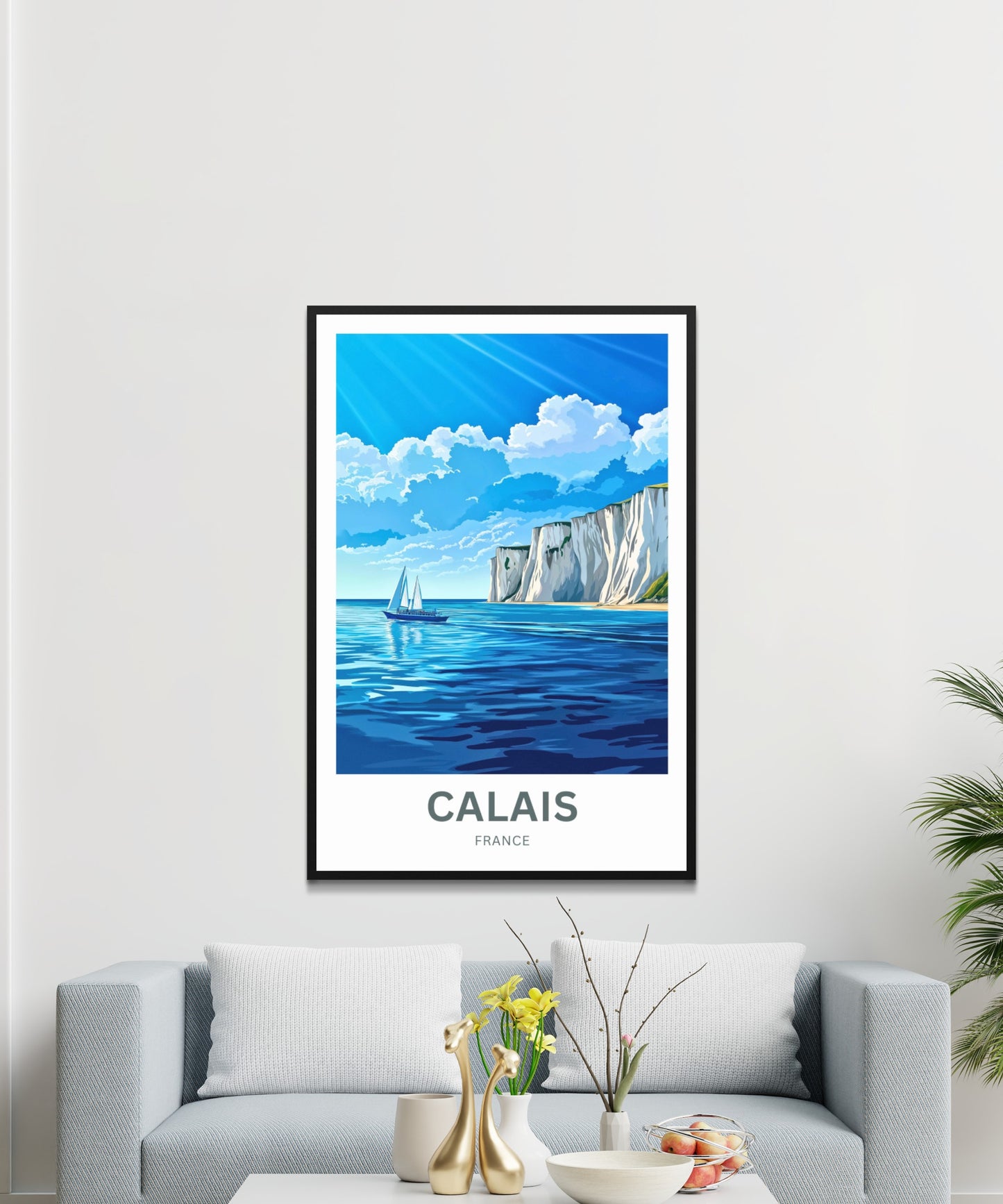 Calais Travel Poster - Coastal Breeze