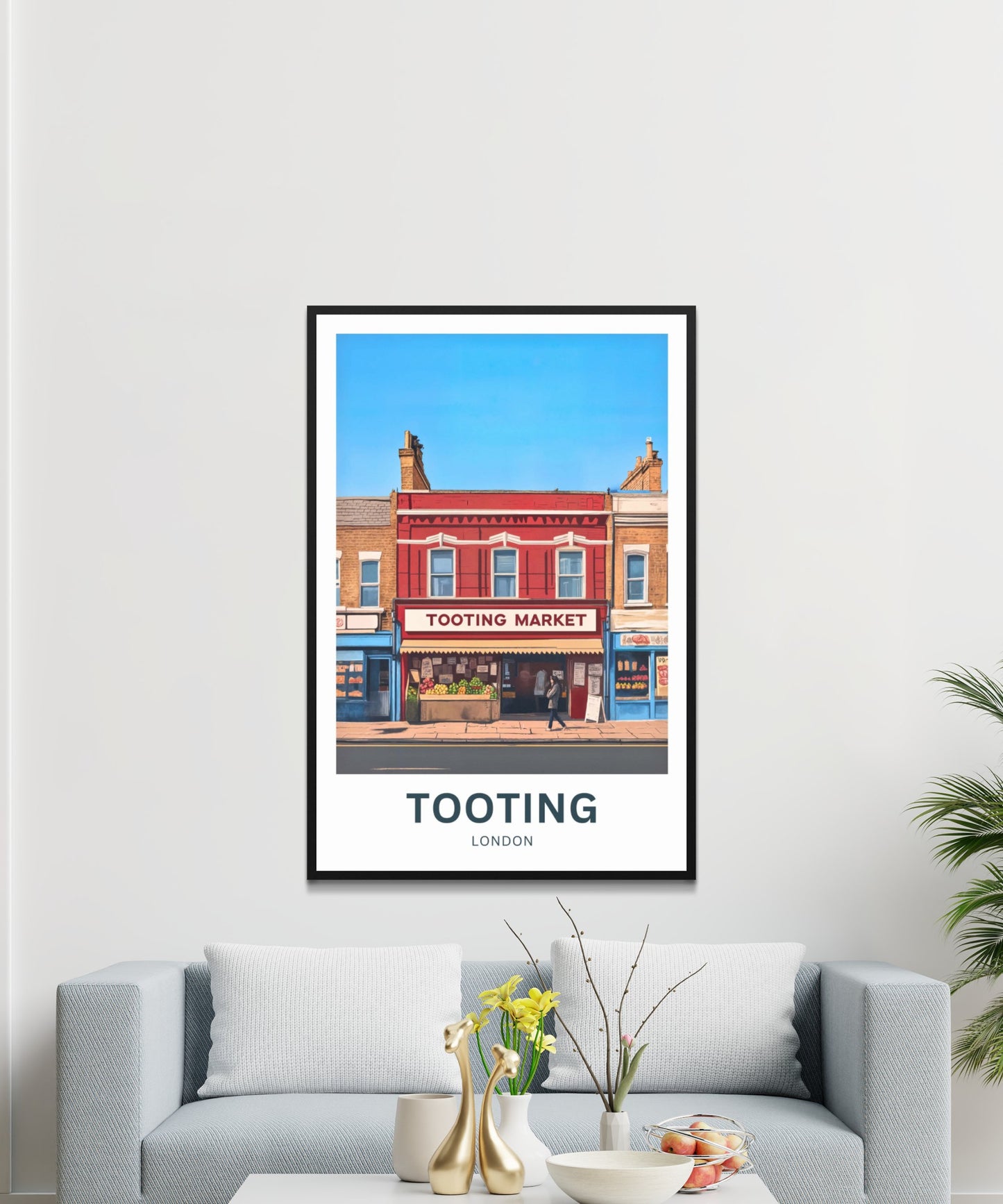Tooting Travel Poster - Iconic Market in South London