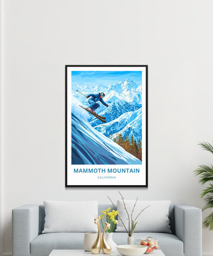 Mammoth Mountain Travel Poster