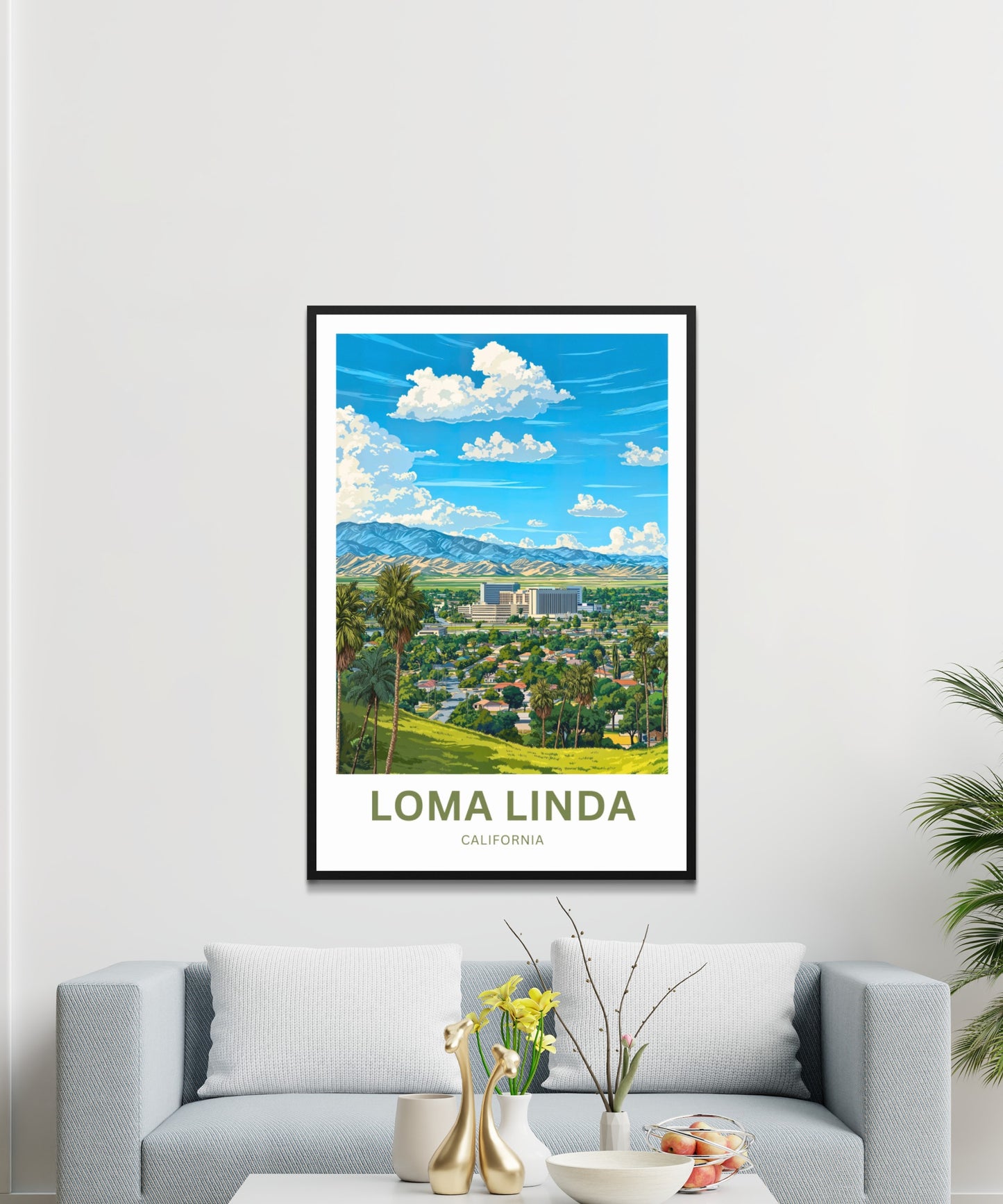 Loma Linda Travel Poster  - Captivating Urban View