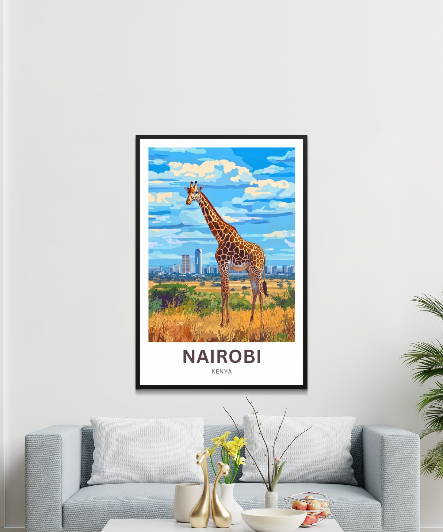 Nairobi Travel Poster - Hear of Kenya